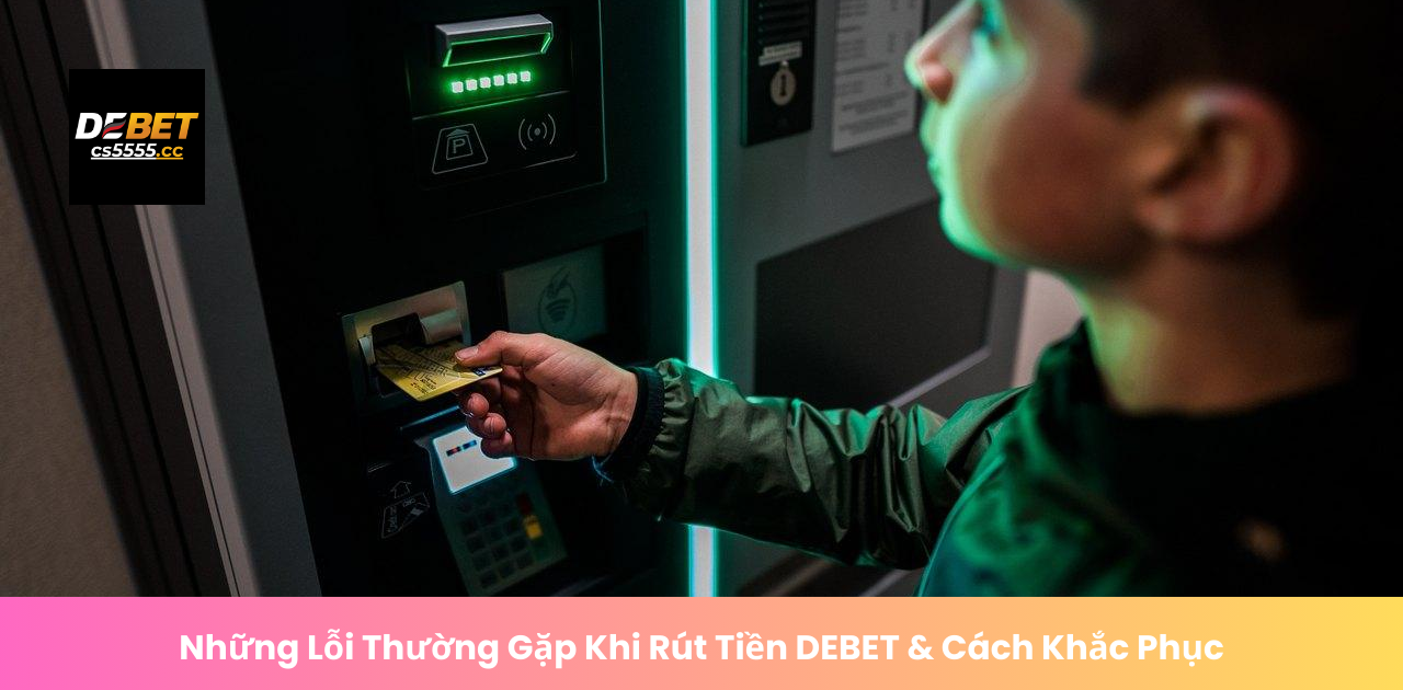 Hướng Dẫn Rút Tiền DEBET Chi Tiết, Nhanh Chóng & An Toàn 2025 » DEBET 2025 Những Lỗi Thường Gặp Khi Rút Tiền DEBET & Cách Khắc Phục